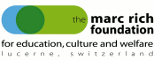 לוגו: the marc rich foundation for education, culture and welfare. lucerne - switzerland